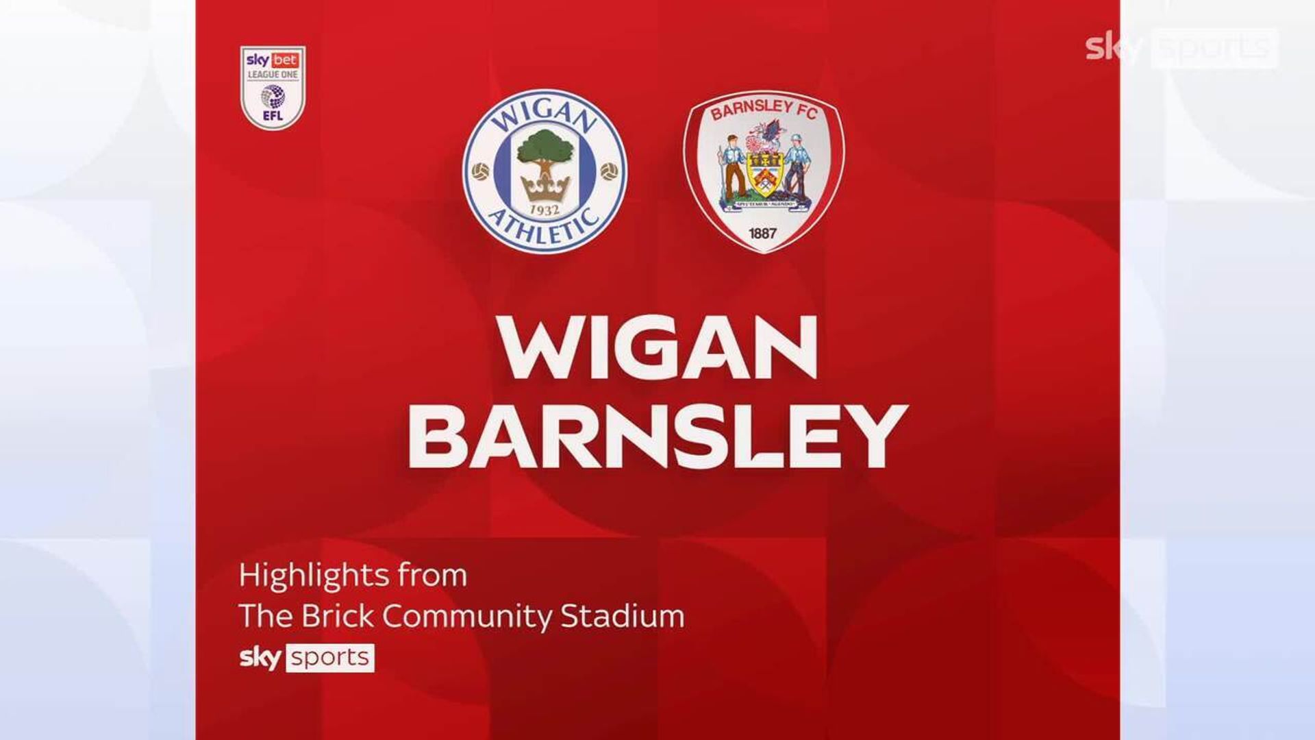 Wigan Athletic 1-1 Barnsley 