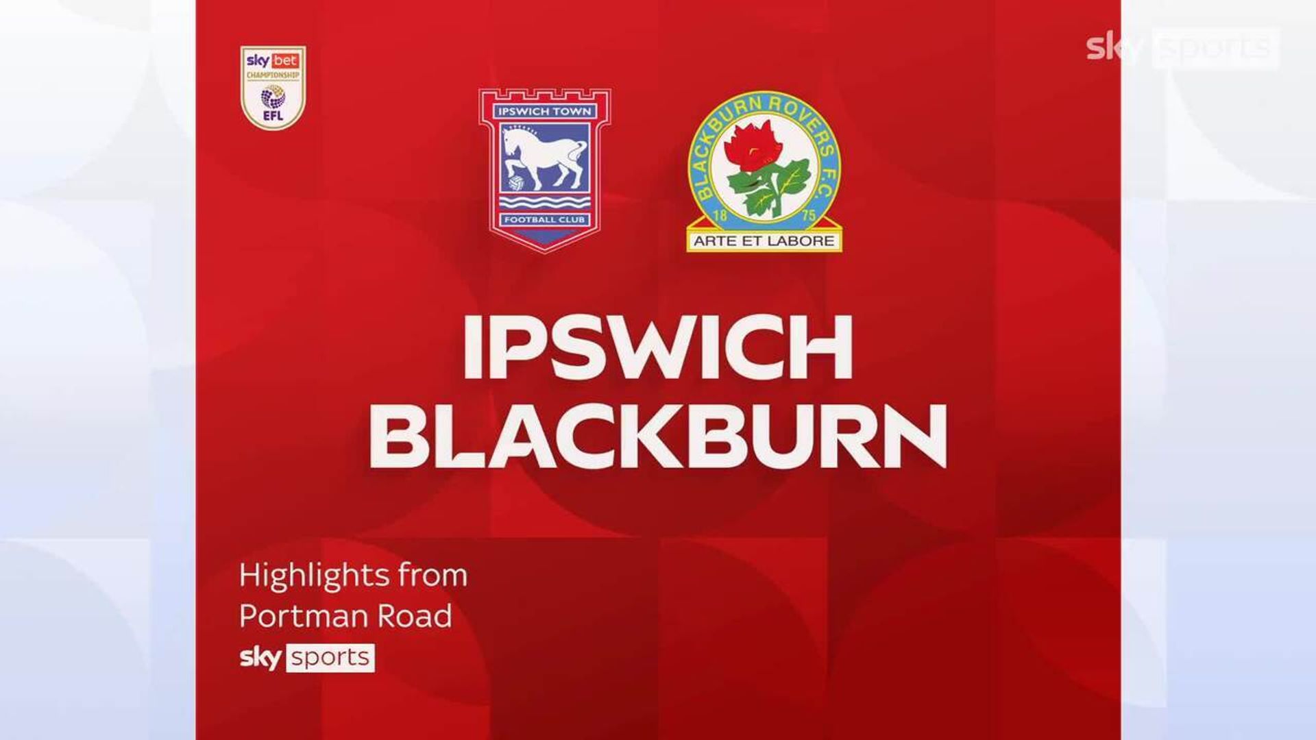 Ipswich 3-0 Blackburn