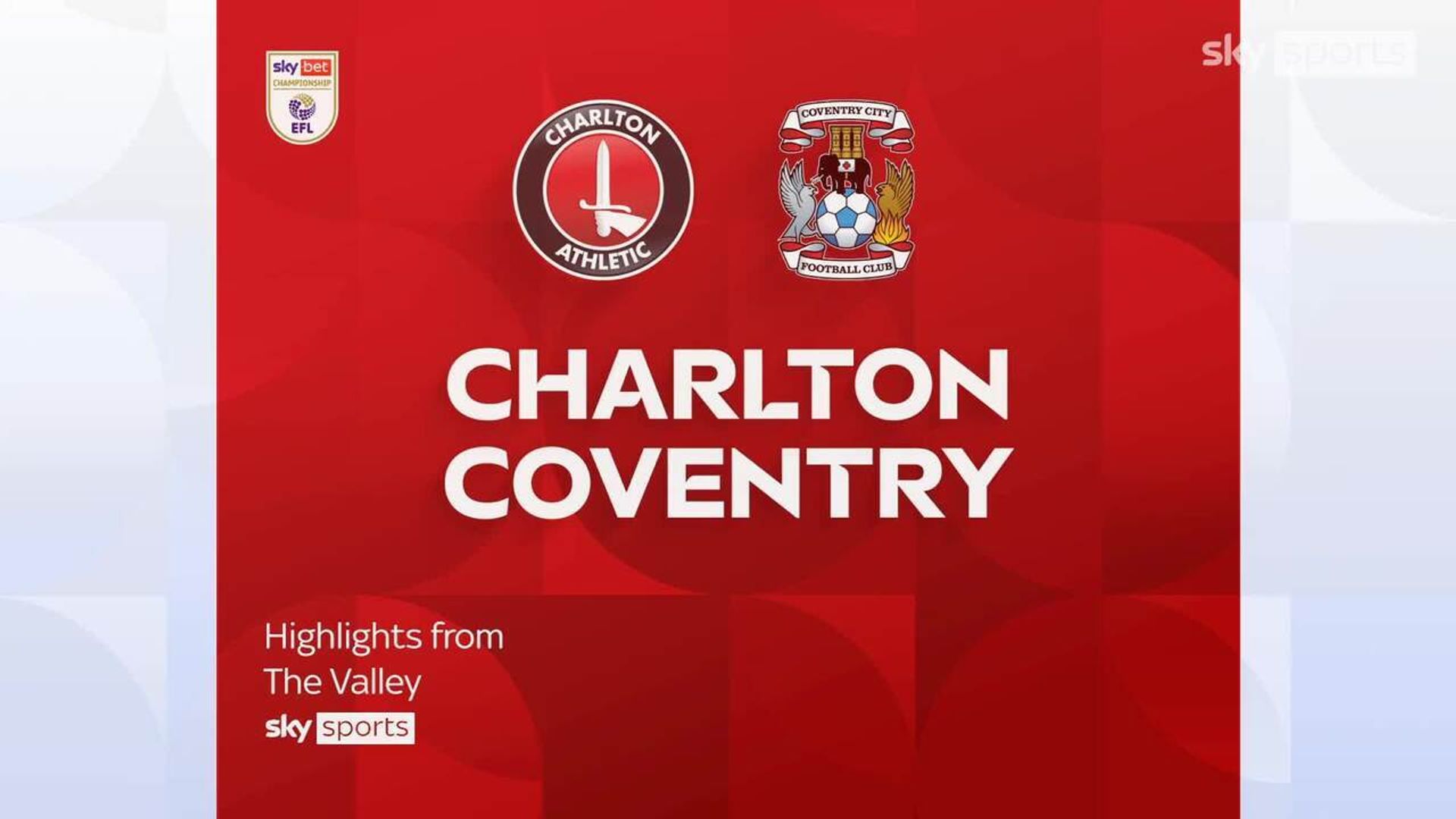 Charlton 1-1 Coventry