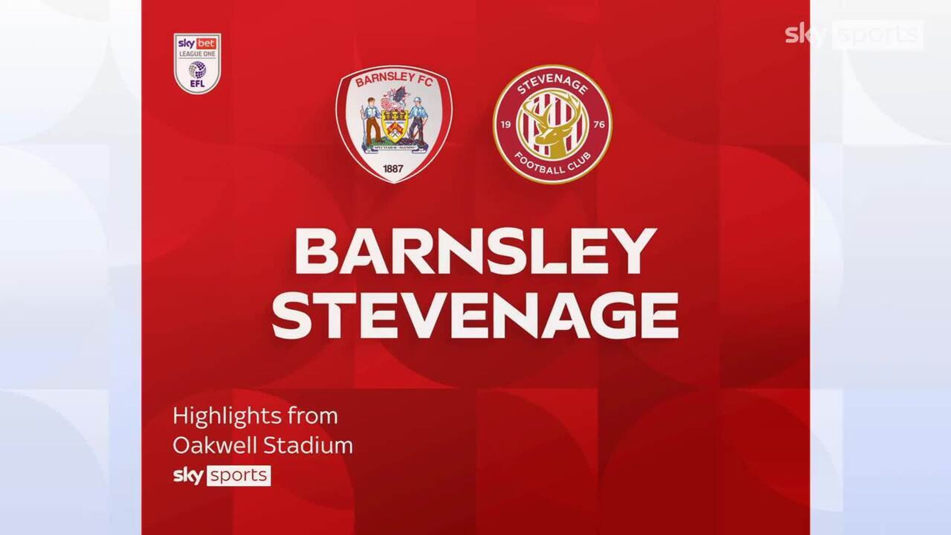 Barnsley 3-1 Stevenage