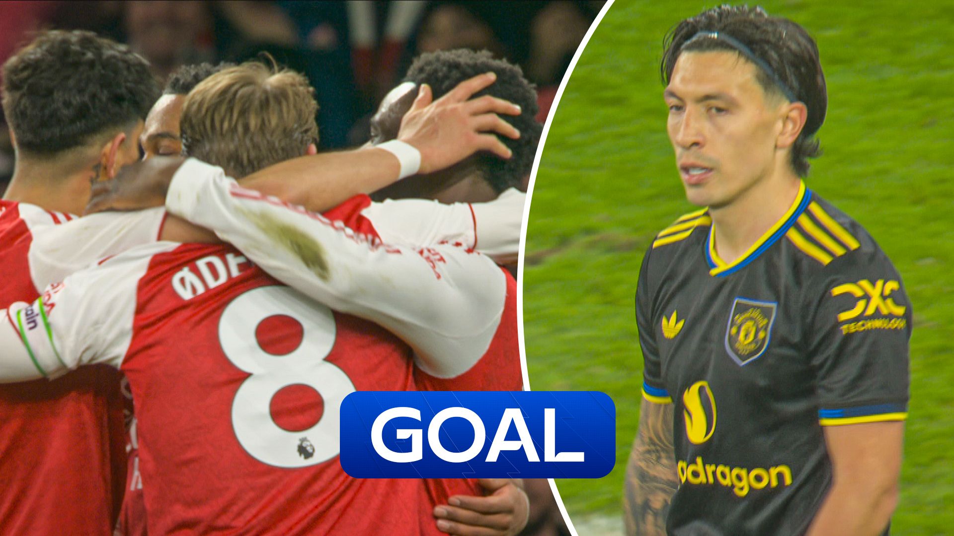 Arsenal get the opener through Martinez own goal!