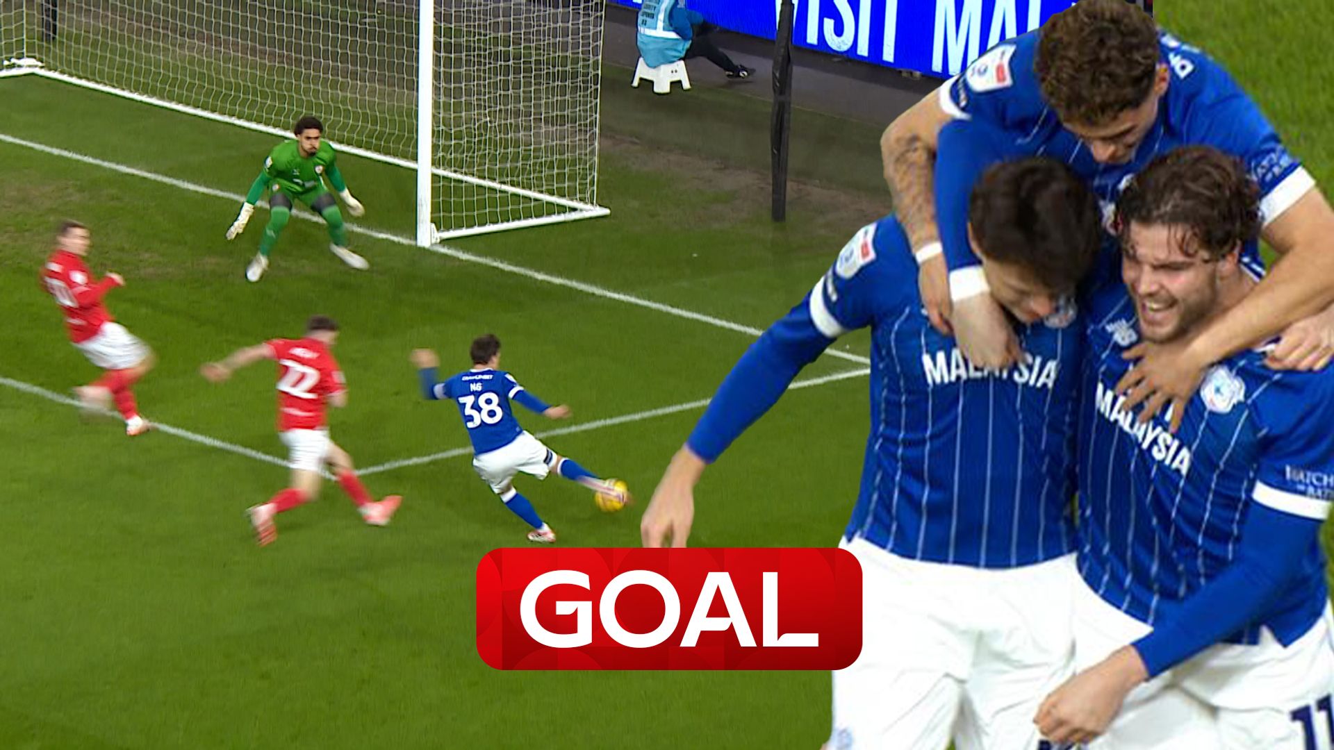 What a start! Ng puts Cardiff ahead inside 3 minutes!