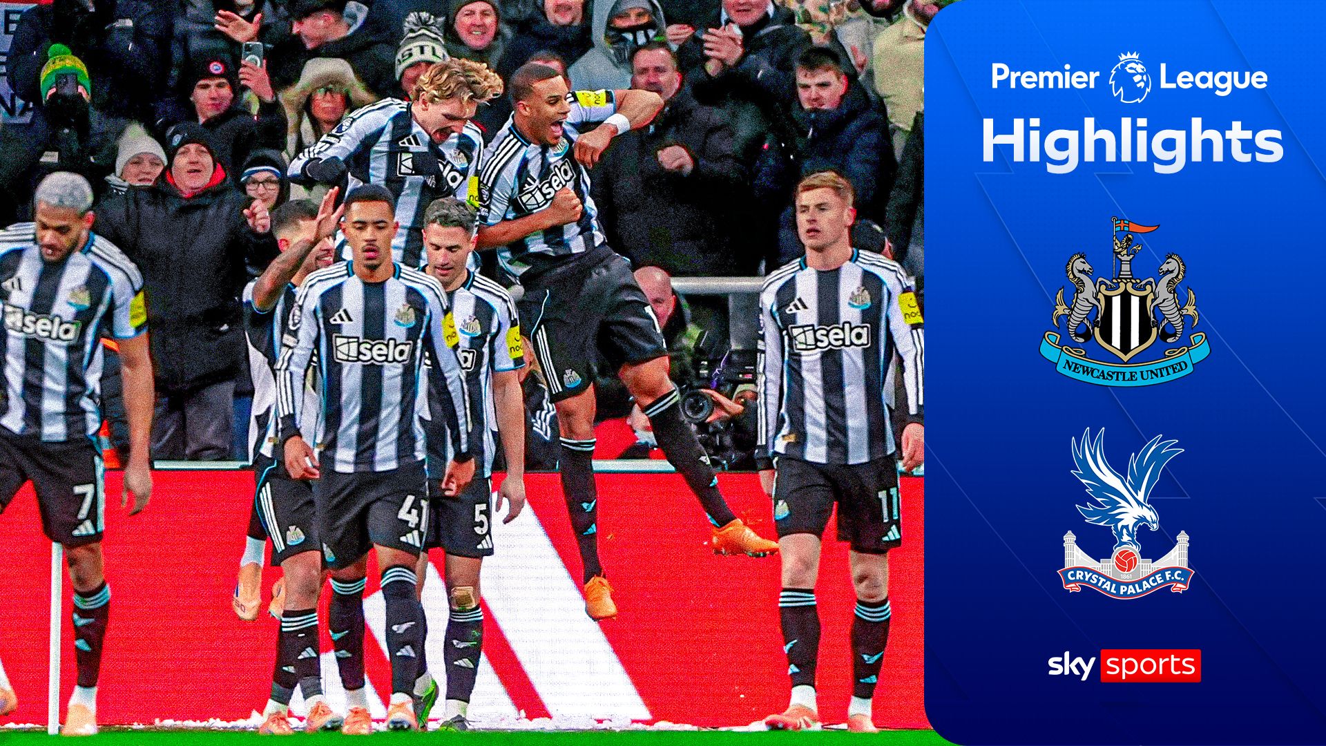 Bruno and Thiaw score to lead Newcastle past Palace