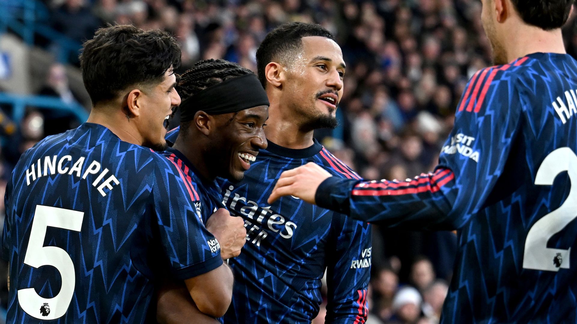 No Saka, no problem! Madueke inspires Arsenal to big win at Leeds