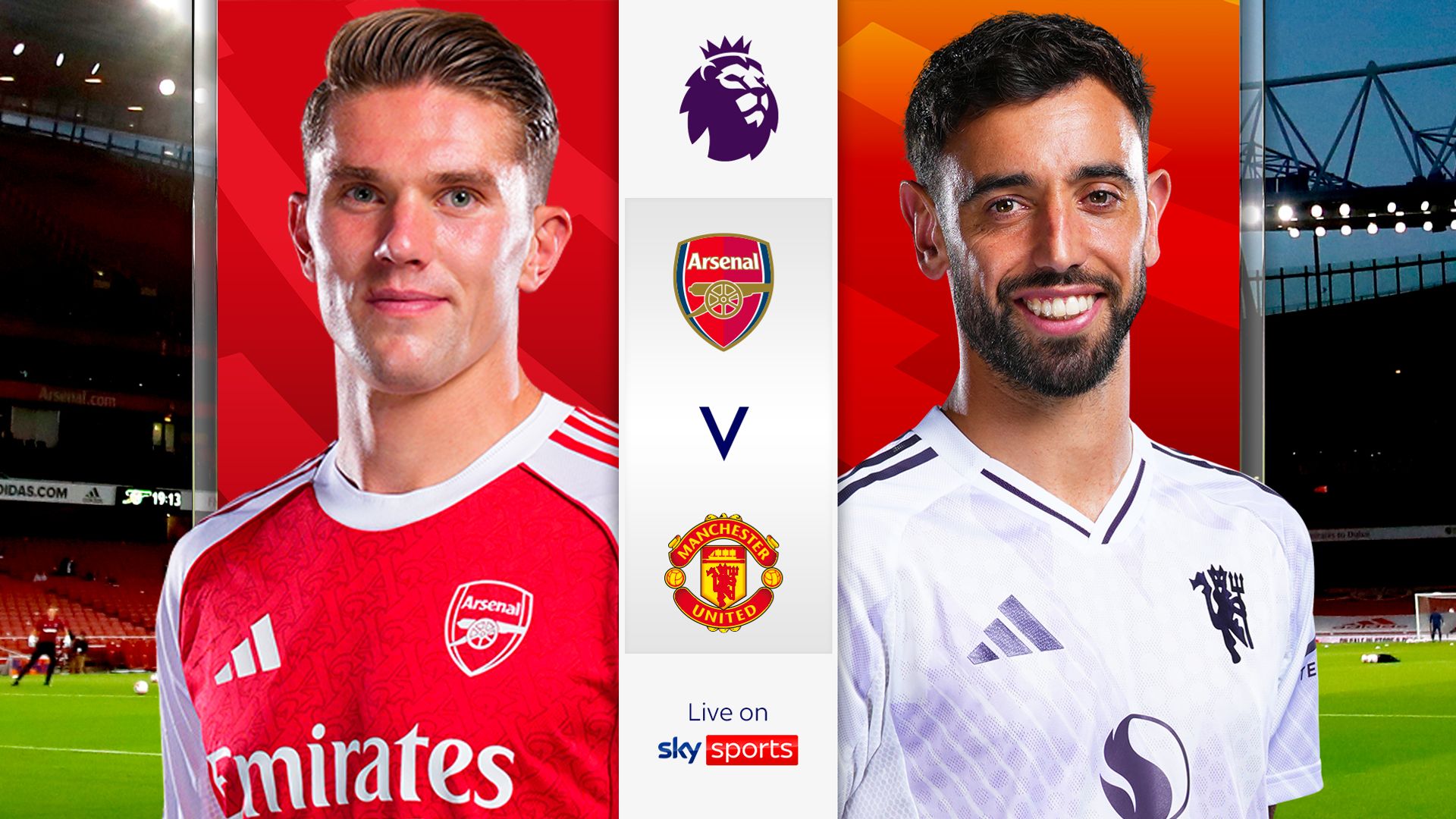 Arsenal vs Man Utd LIVE! Neville previews Super Sunday blockbuster