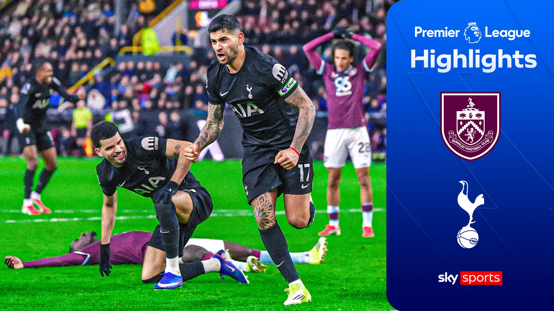 Romero denies Burnley their first win since October with late headed equaliser