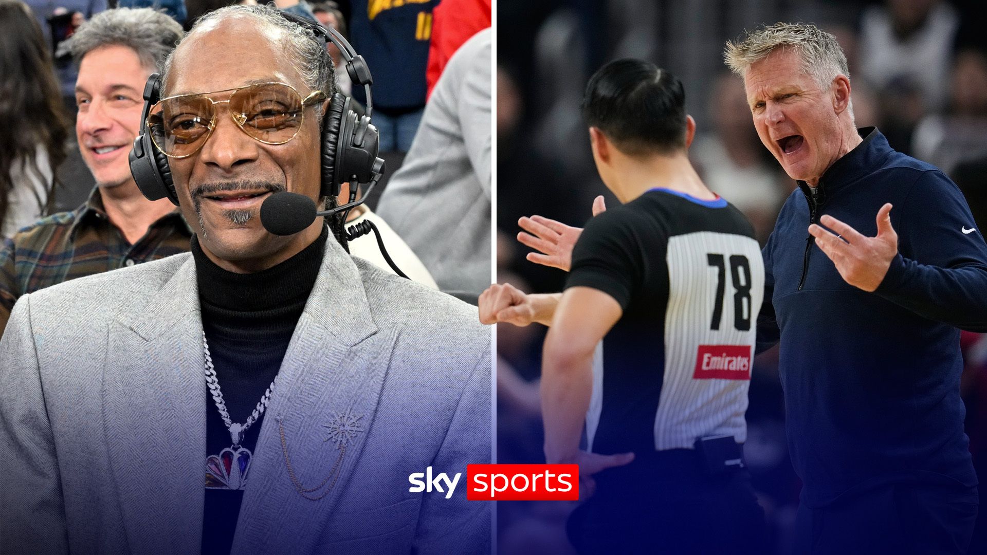 'Get him Steve!’ | Snoop Dogg’s hilarious call after Kerr gets ejected!