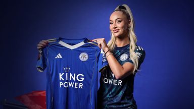 Alisha Lehmann has completed a return to the WSL in a move to Leicester CIty
