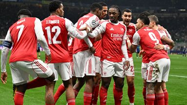 Image from Arsenal's win at Inter was big for belief – could the Gunners win Champions League AND Premier League?