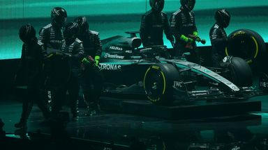 Mercedes' 2025 livery launch at the O2
