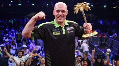 Michael van Gerwen won his 17th World Series crown at the Bahrain Darts Masters