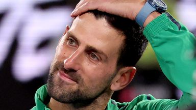 Novak Djokovic secured his 100th Australian Open win to start his tournament on Monday