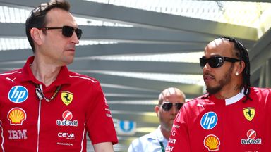 Riccardo Adami will no longer work as Lewis Hamilton's race engineer at Ferrari