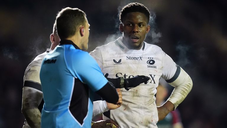England captain Maro Itoje returned for his first Saracens appearance since October