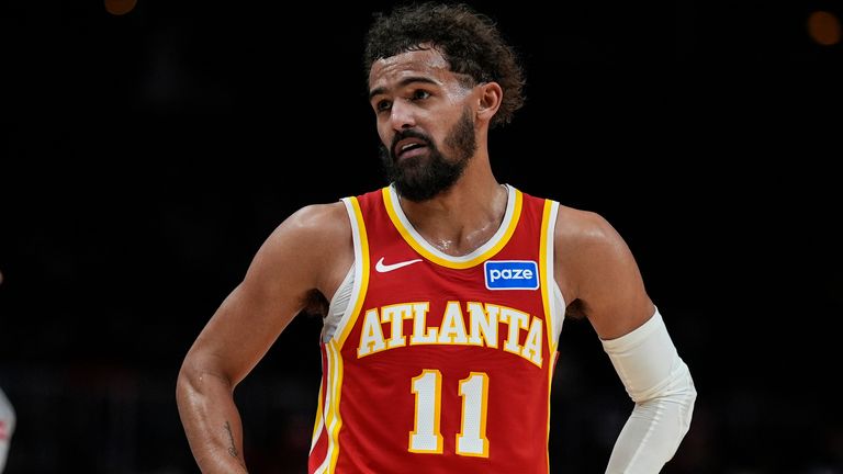 Atlanta Hawks guard Trae Young, a four-time NBA All-Star, is leaving for the Washington Wizards according to reports 