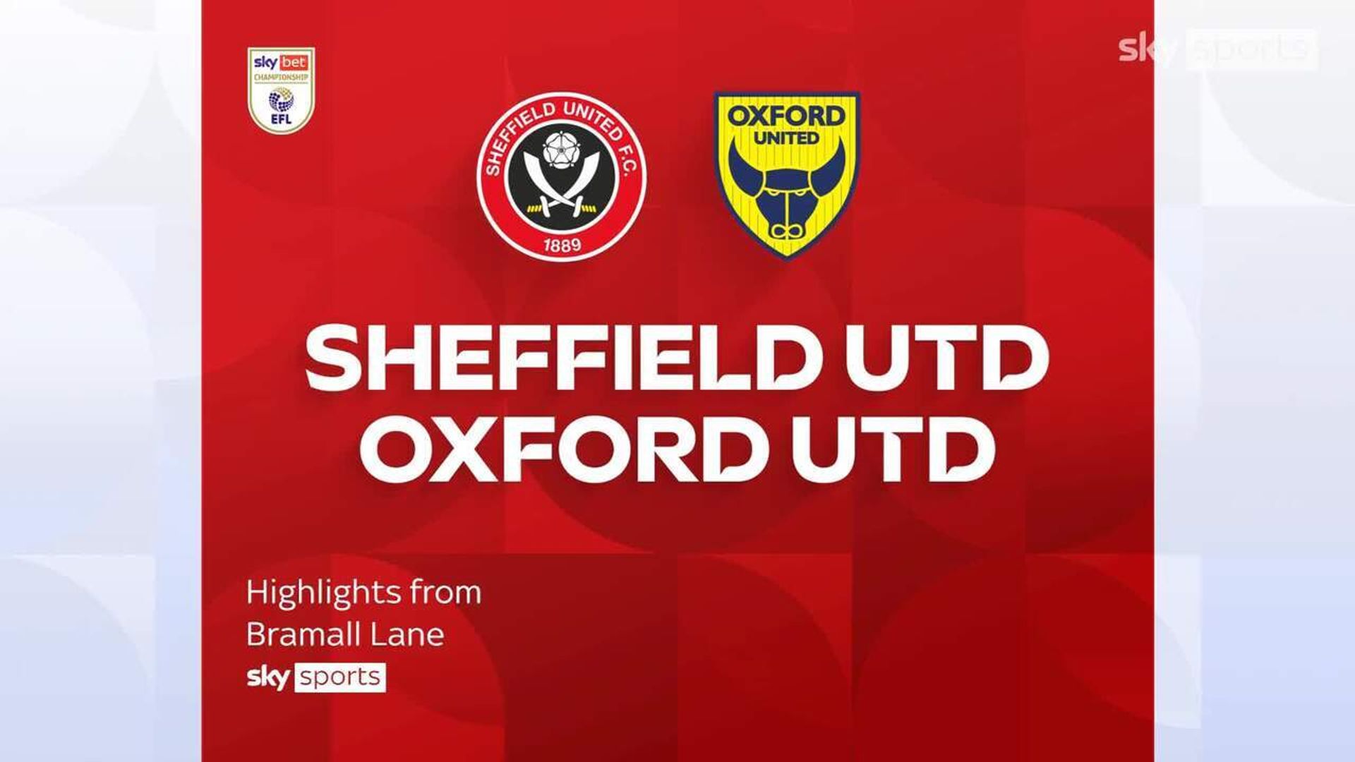 Sheffield United 3-1 Oxford