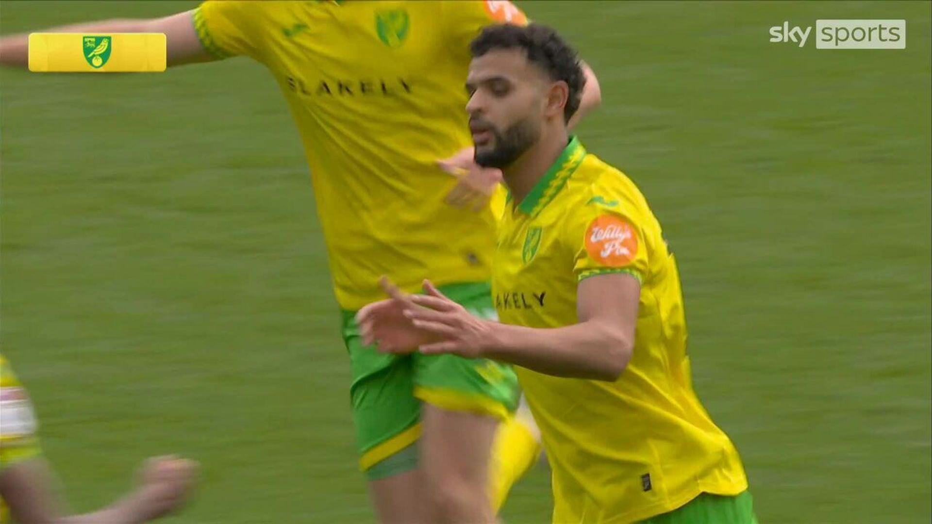Slimane strike gives Norwich the lead at Leicester