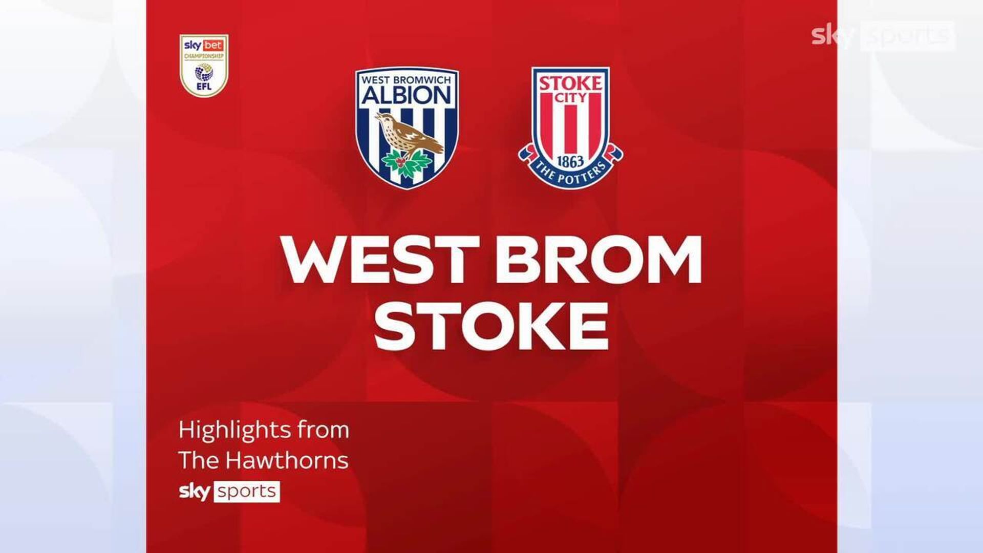 West Bromwich Albion 0-0 Stoke 