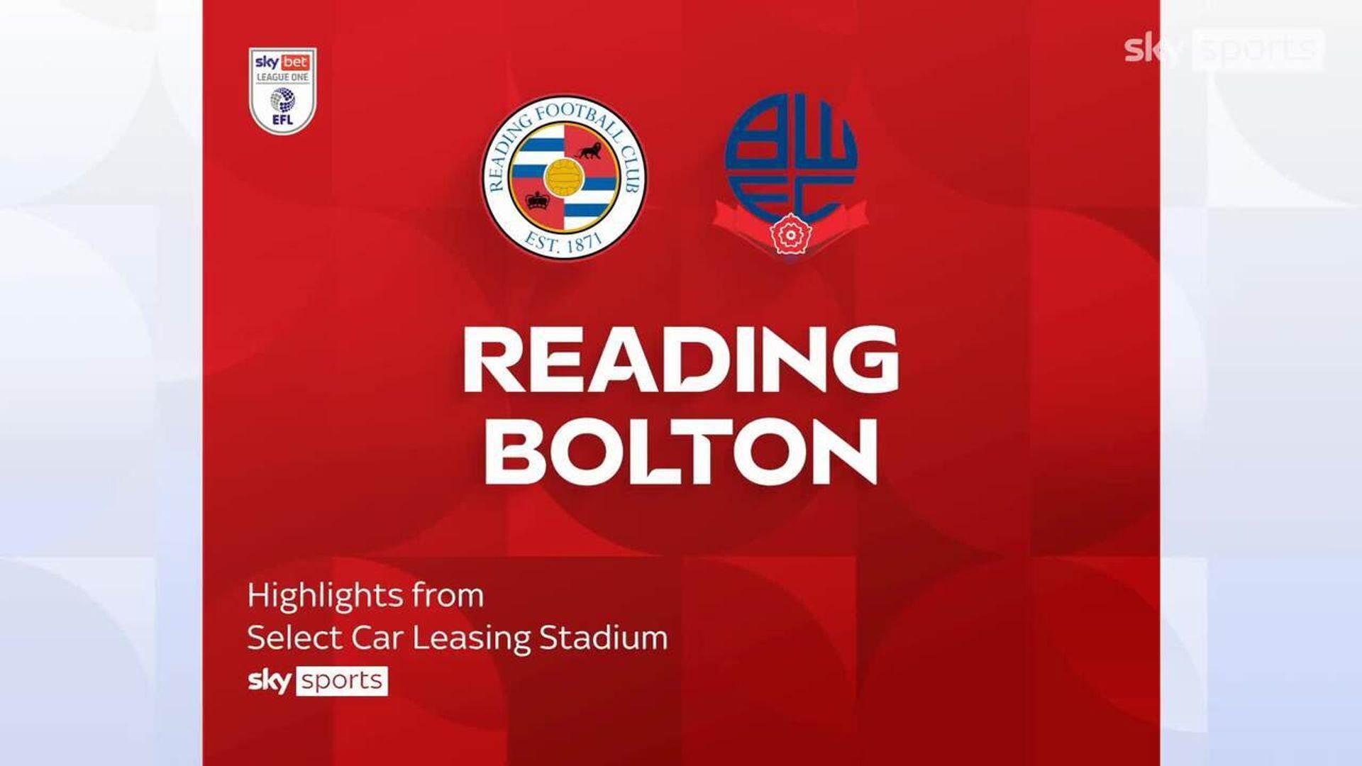 Reading 1-1 Bolton