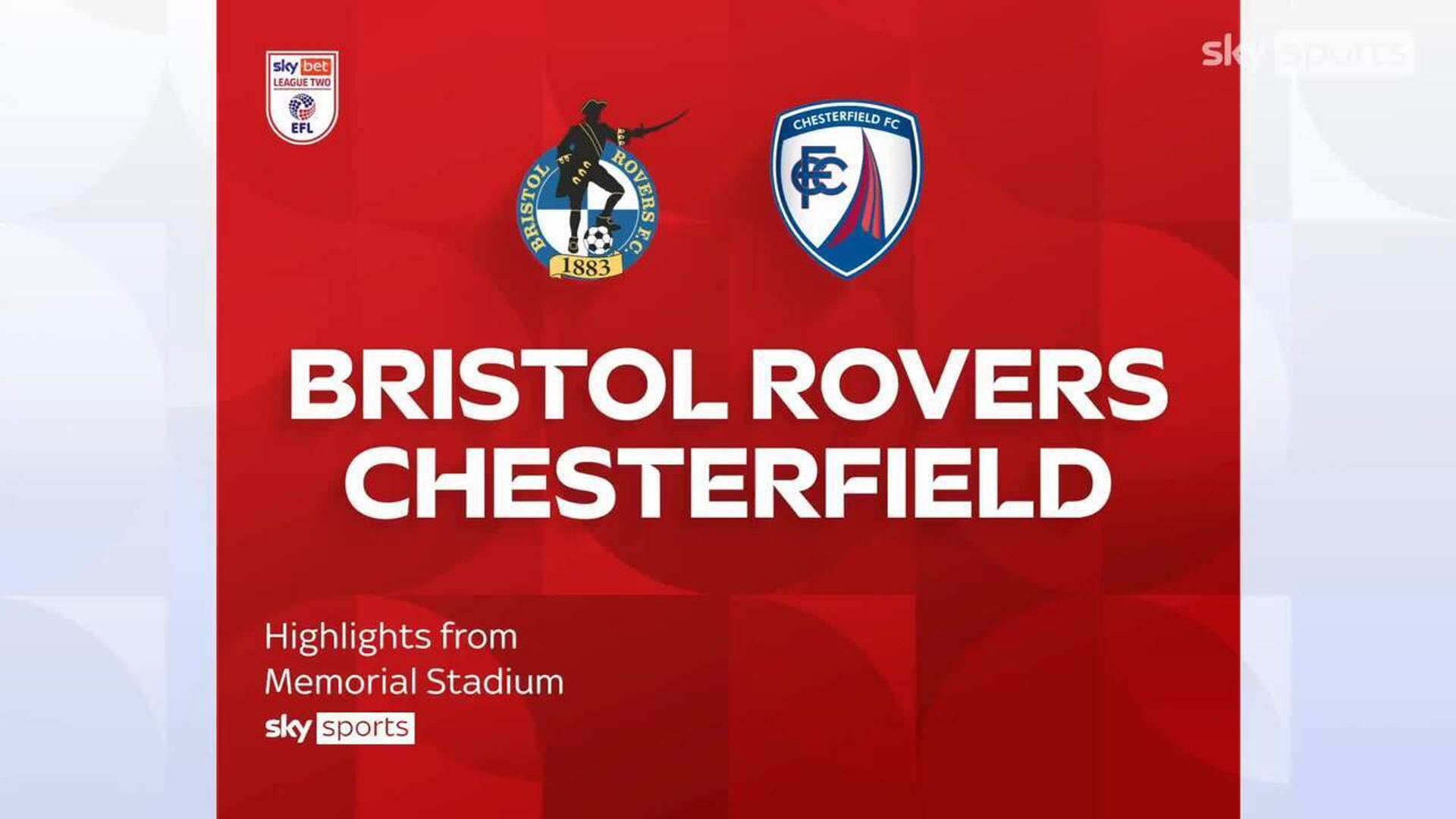 Bristol Rovers 2-3 Chesterfield