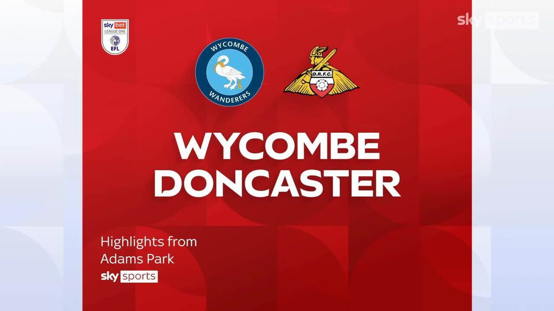 Wycombe Wanderers 4-0 Doncaster