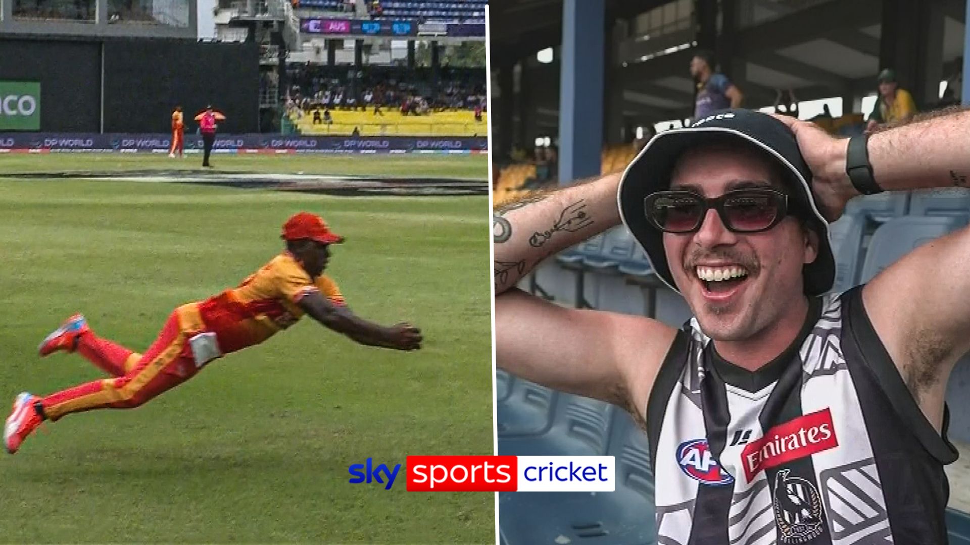 'That is SENSATIONAL!' | Zimbabwe's stunning catch in upset win over Australia!
