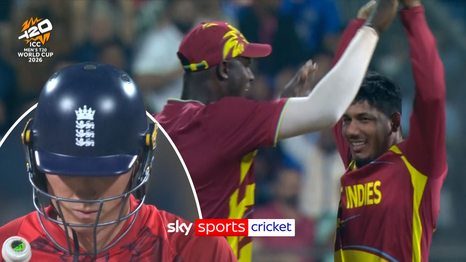 West Indies take THREE England wickets in quick succession!