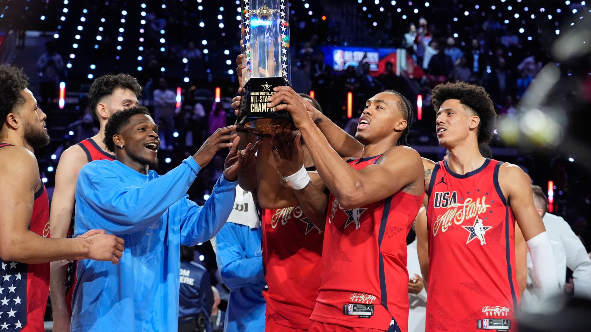 Edwards claims MVP award as younger stars dazzle in NBA All-Star game