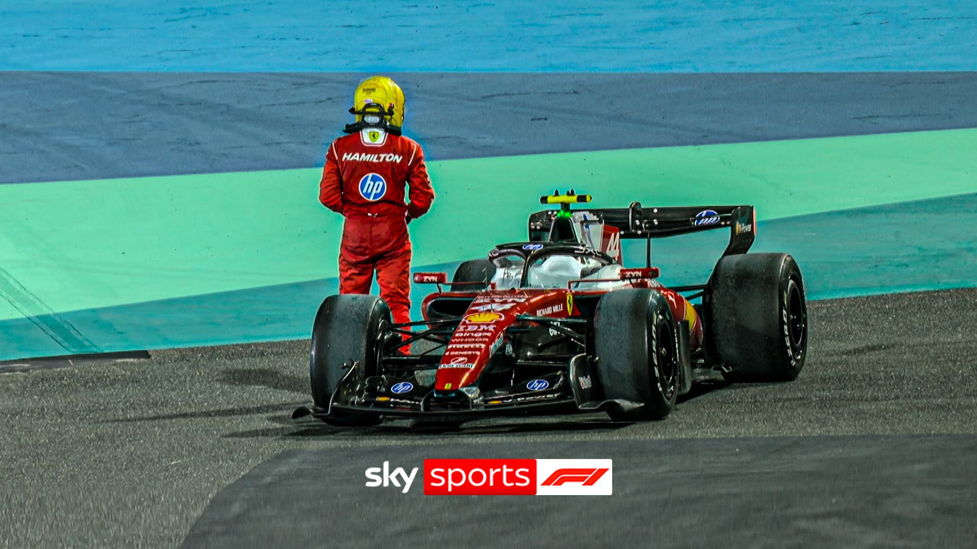 'Wonder if he ran out of fuel?' | Hamilton red flags final Bahrain session