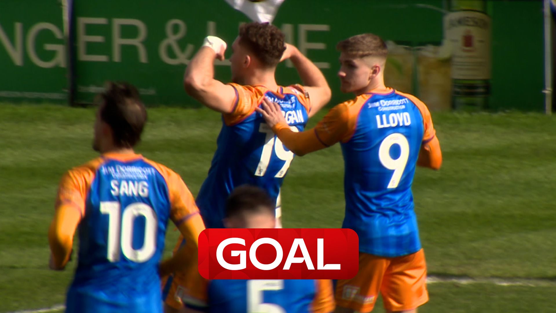 Shrewsbury’s Morgan levels with brilliant free-kick