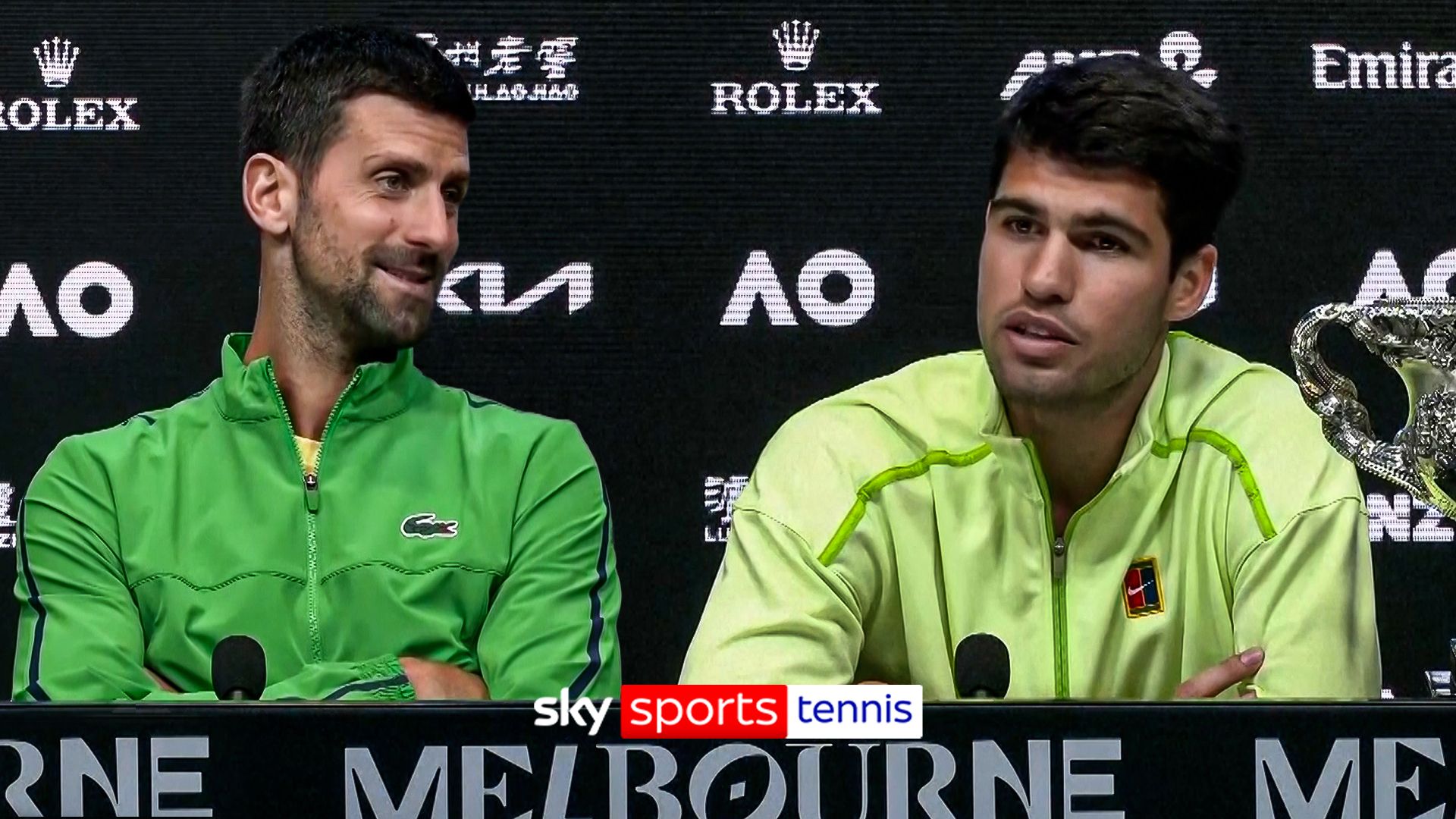 Djokovic: He’s only 22, it’s unbelievable! Alcaraz: Career Grand Slam was on my mind