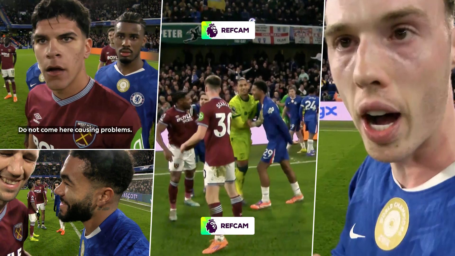 Best Ref Cam yet?! | All the fiery moments from Chelsea vs West Ham
