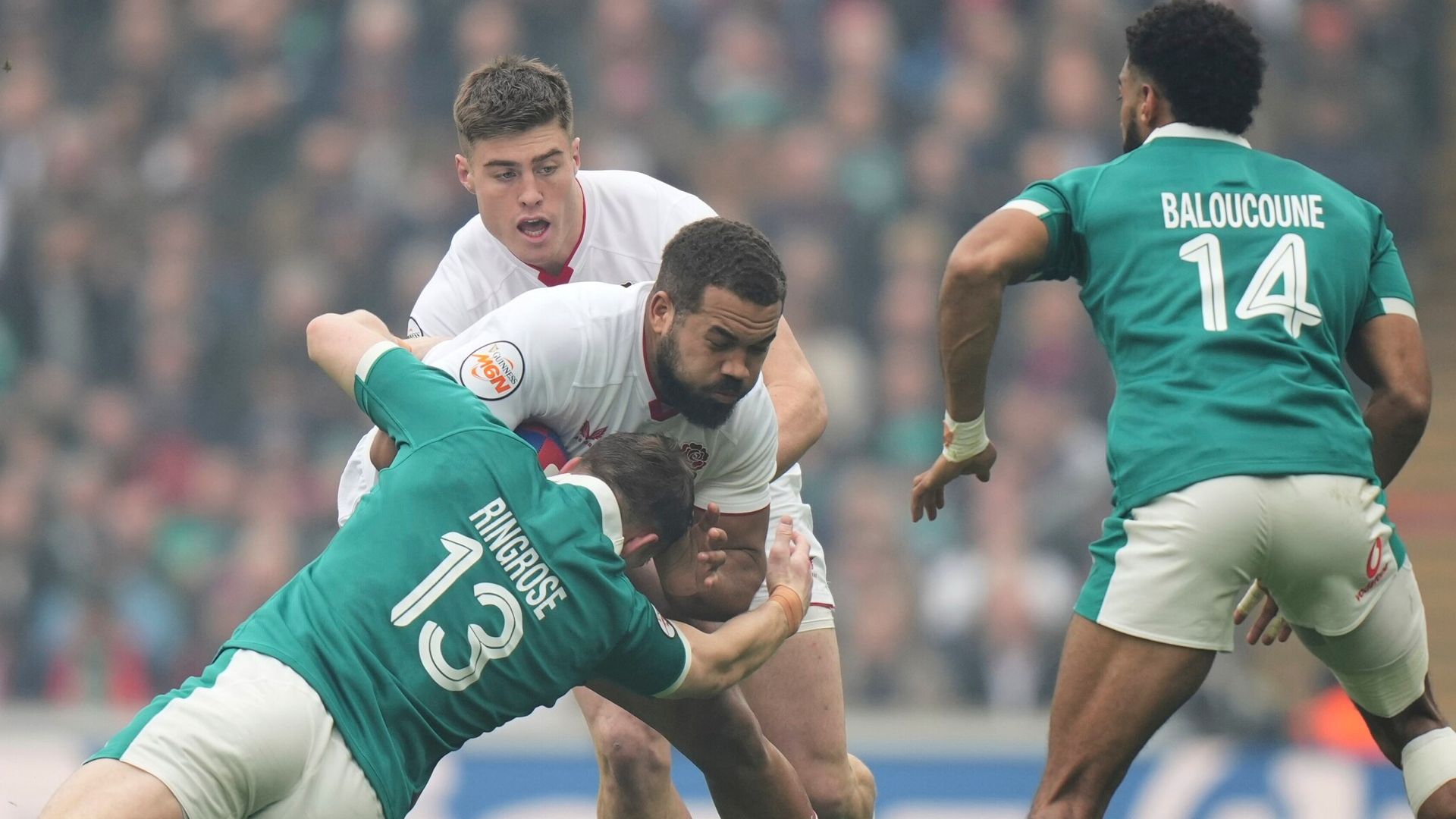 Six Nations LIVE! Ireland three tries ahead vs shocked England