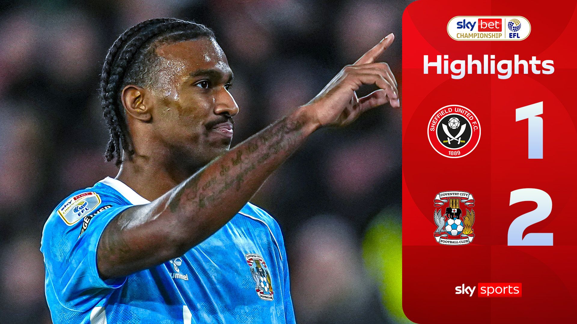 Sheffield Utd 1-2 Coventry
