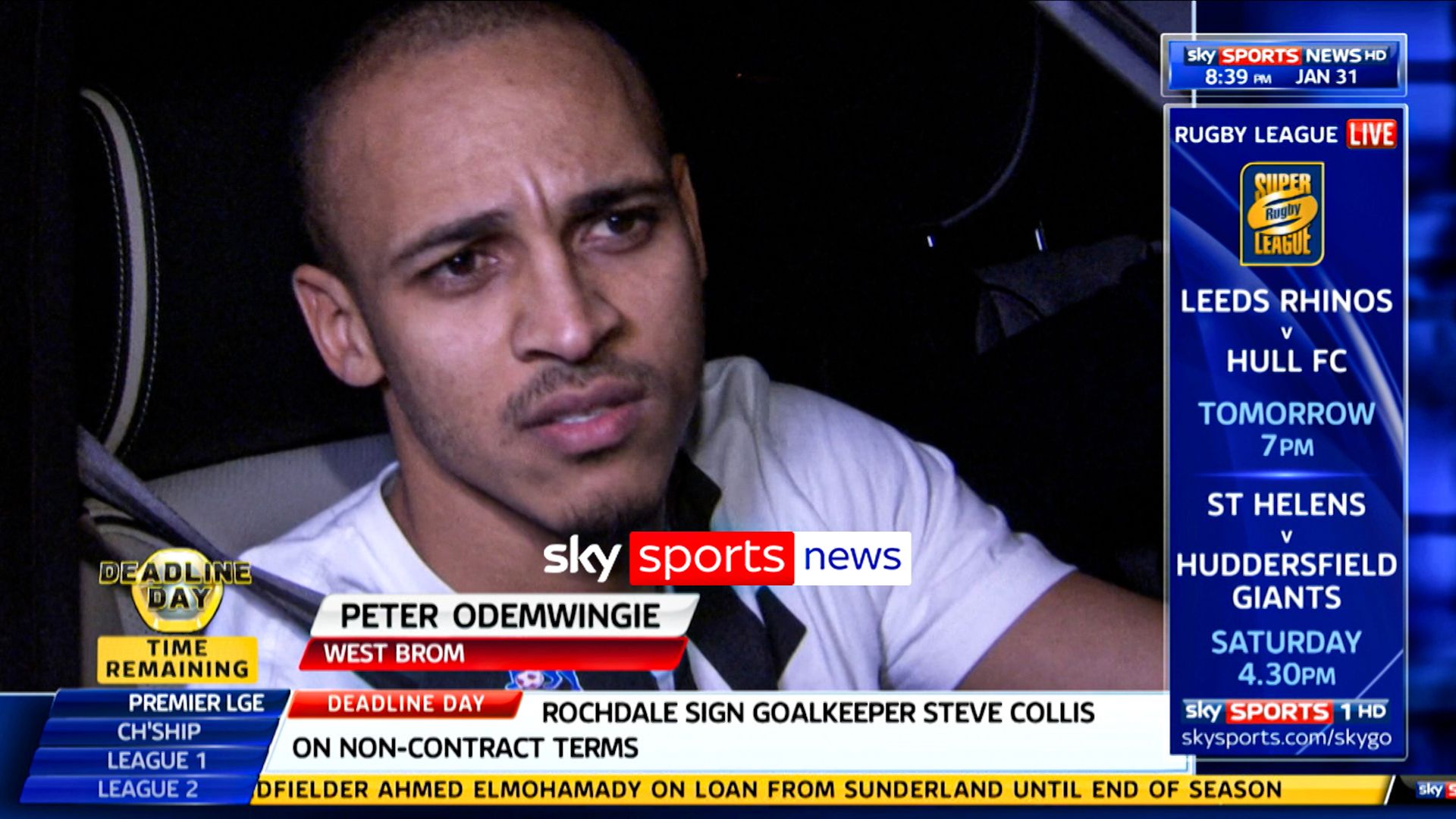 Deadline Day nostalgia! How Odemwingie's ICONIC failed transfer unfolded on Sky Sports News