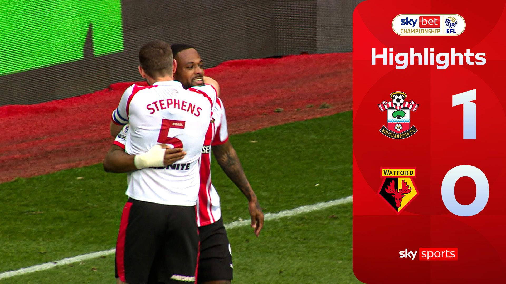 New Saints number nine Larin heads winner against Watford