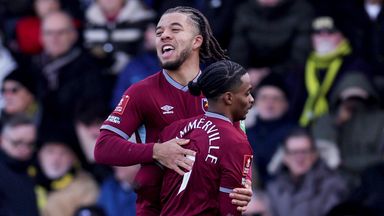 Crysencio Summerville scored the winning goal as West Ham beat Burton in the FA Cup