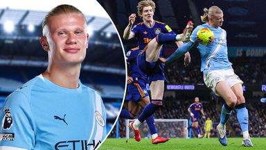 Image from Erling Haaland proving more than just a goalscorer as Man City battle to get closer to Arsenal in Premier League title race