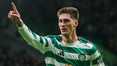 Tomas Cvancara scored his first Celtic goal after signing from Borussia Monchengladbach