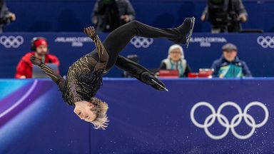 Ilia Malinin competes at the Winter Olympics