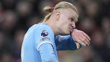 Erling Haaland missed Man City's win over Leeds due to injury