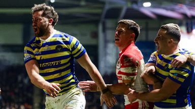 Toby King opened the scoring for Warrington Wolves 