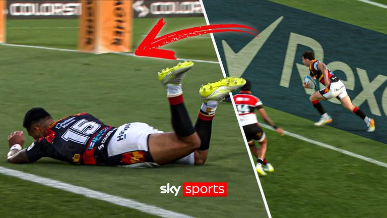 Etene Nanai-Seturo completed a sensational try for the Chiefs against the Crusaders - watch Super Rugby live on Sky