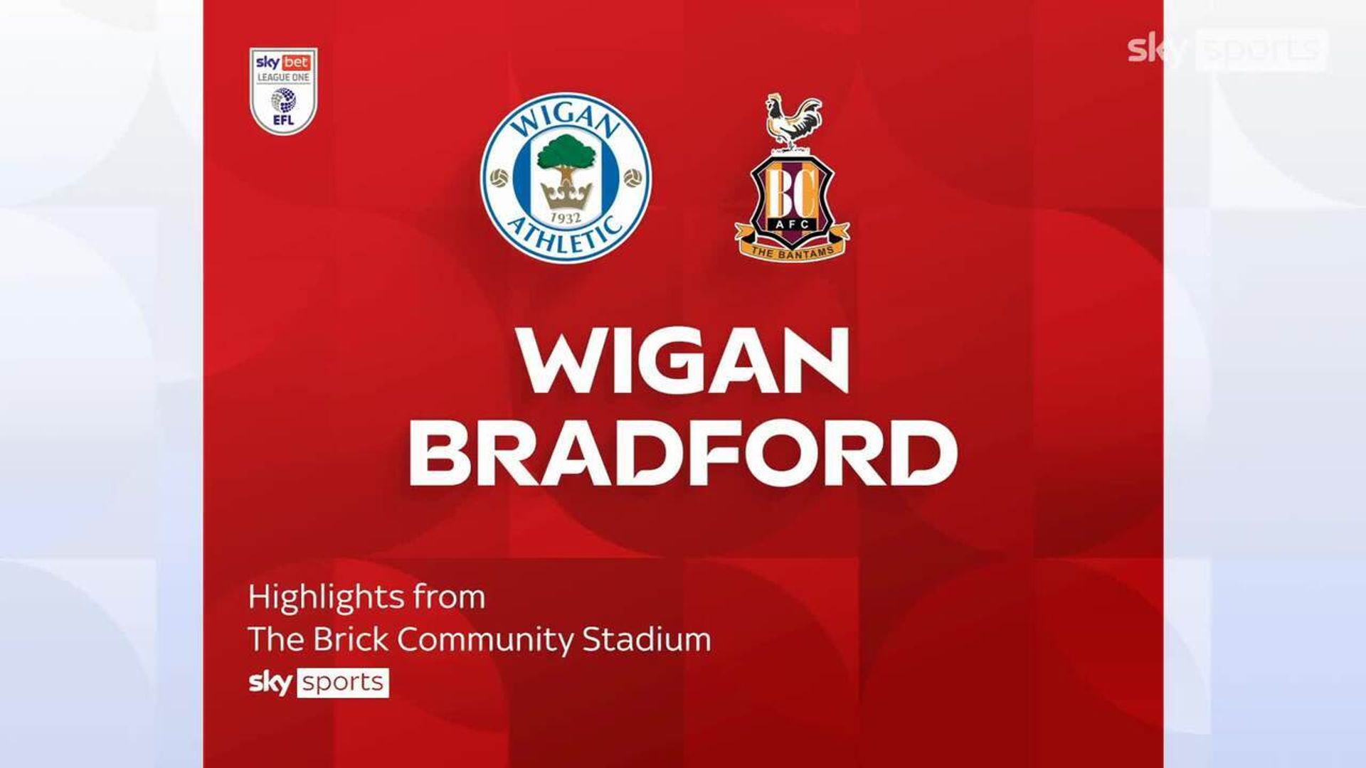 Wigan 2-0 Bradford 