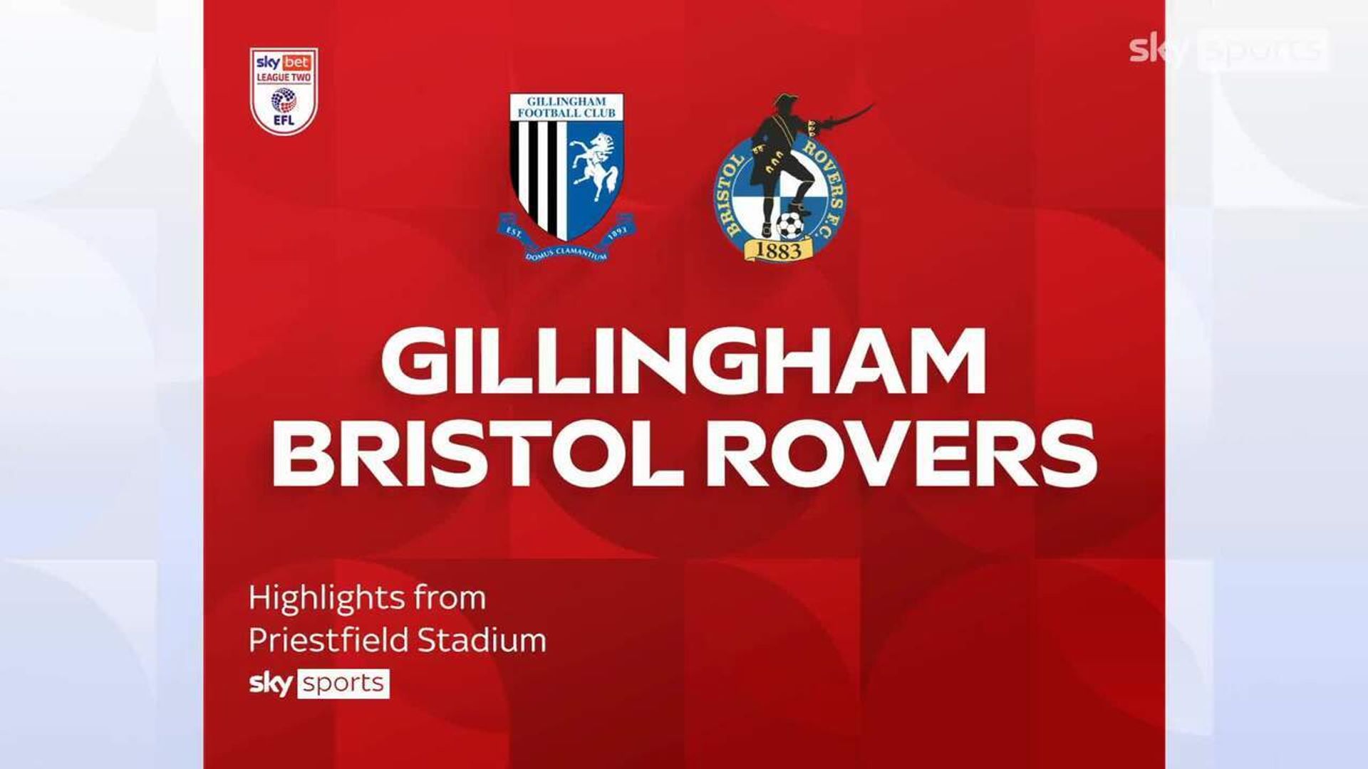 Gillingham 1-2 Bristol Rovers