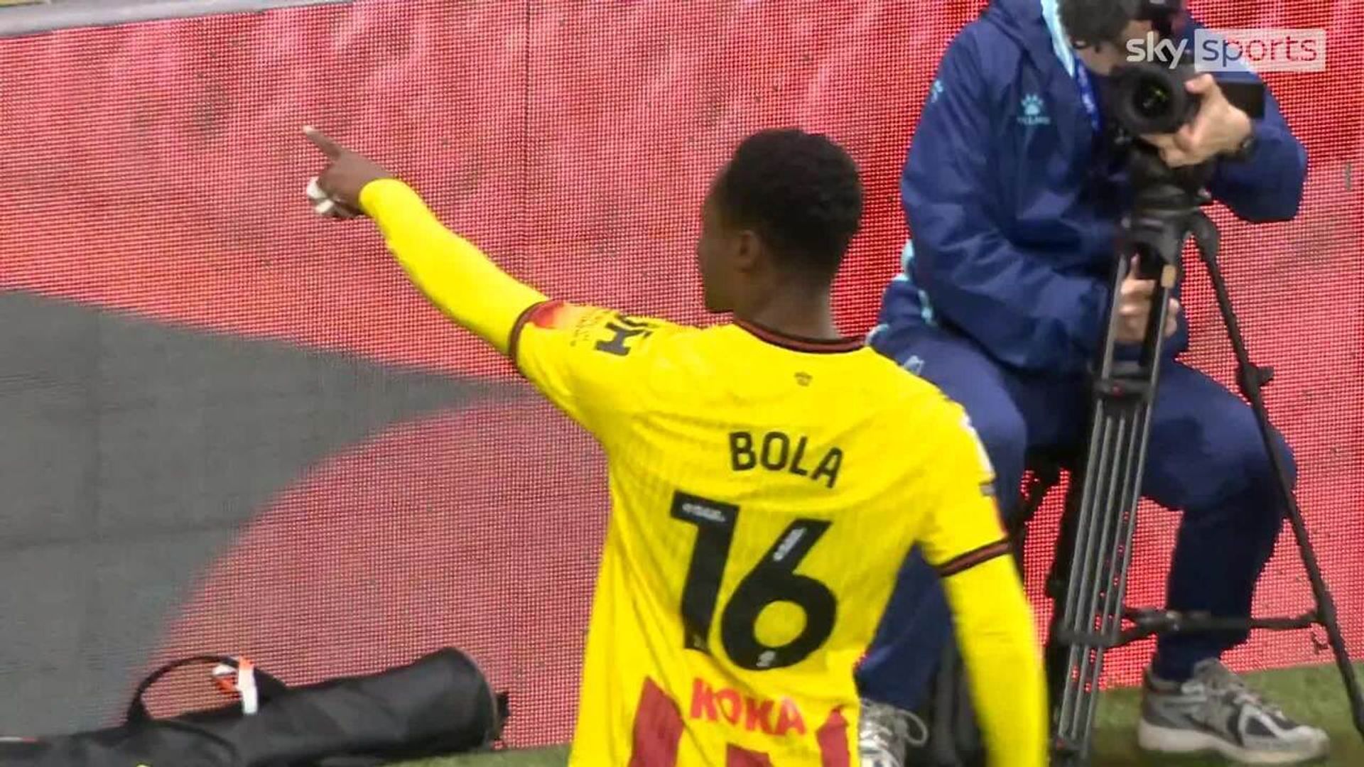 Bola gives Watford controversial lead over Wrexham