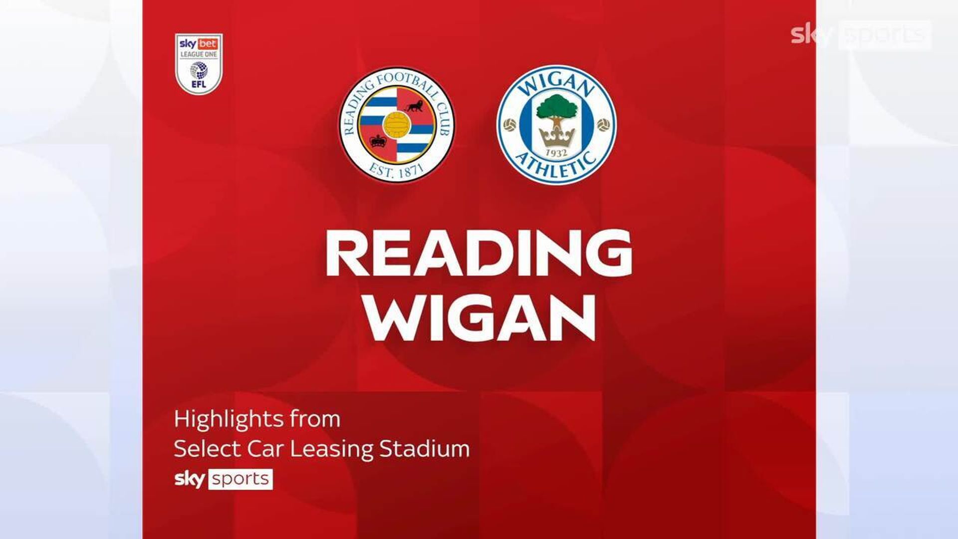 Reading 3-0 Wigan