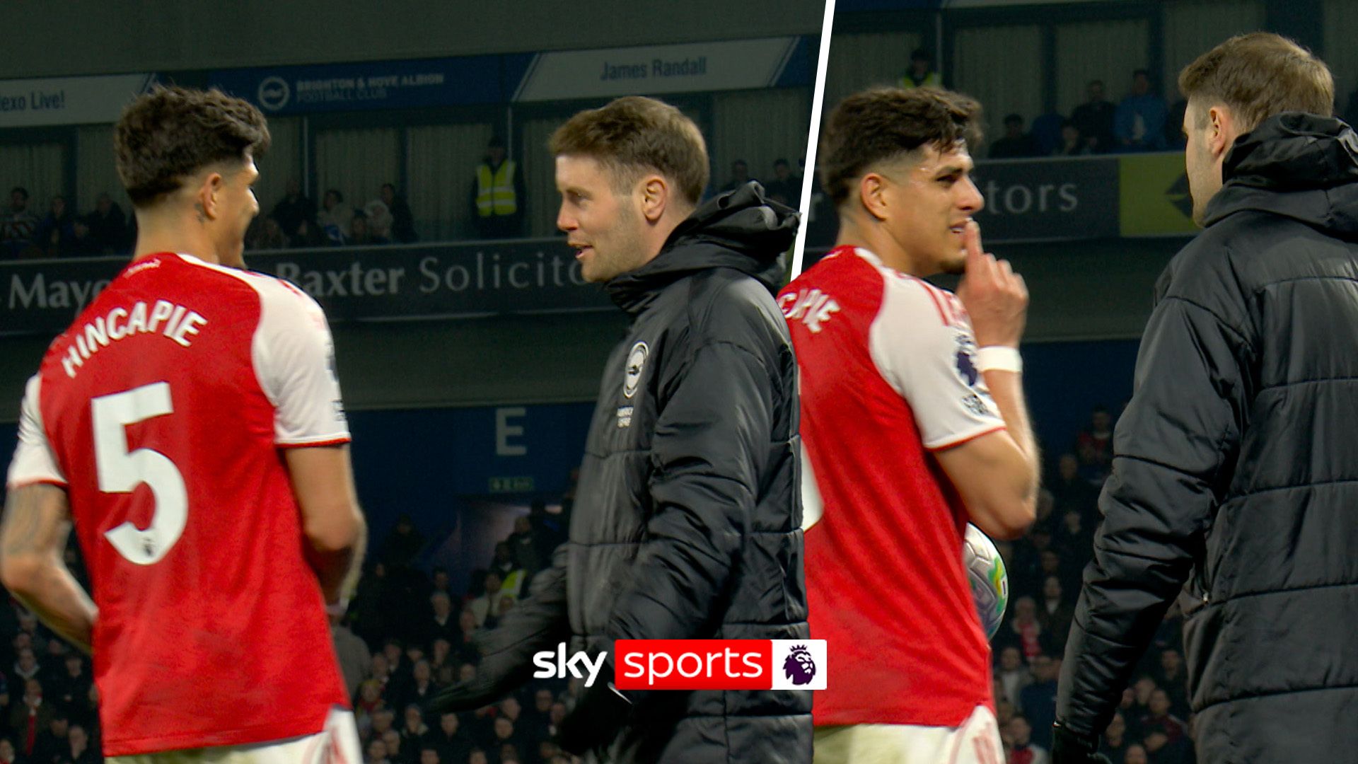 Hincapie tells Hurzeler to SHUSH after time-wasting accusations! 