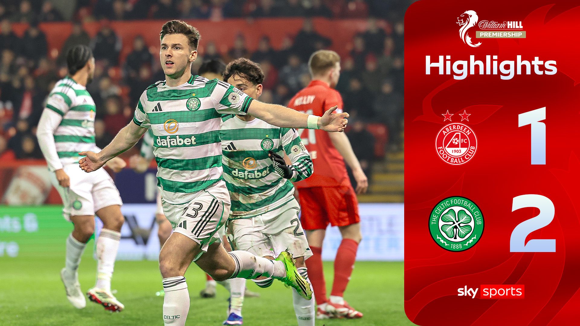 Aberdeen 1-2 Celtic | Scottish Premiership highlights