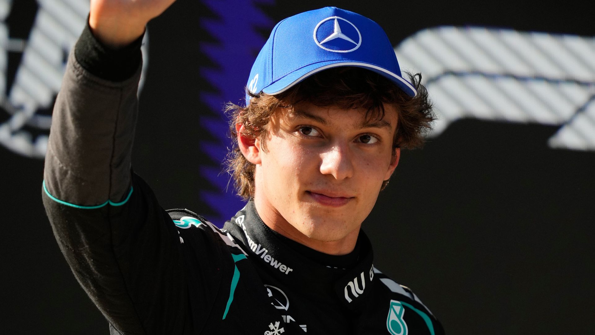 Antonelli tops Russell in China to become youngest F1 pole-sitter